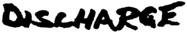 Discharge logo Discharge logo