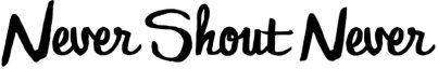 Never Shout Never logo