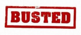 Busted logo