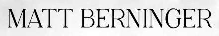 Matt Berninger logo
