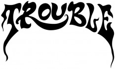 Trouble logo