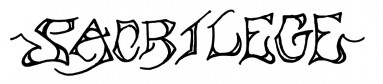 Sacrilege logo Sacrilege logo