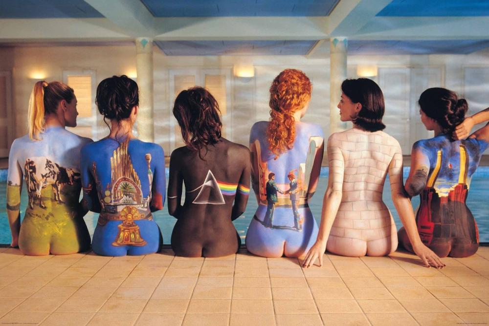 Pink Floyd Back Art Decorative Poster