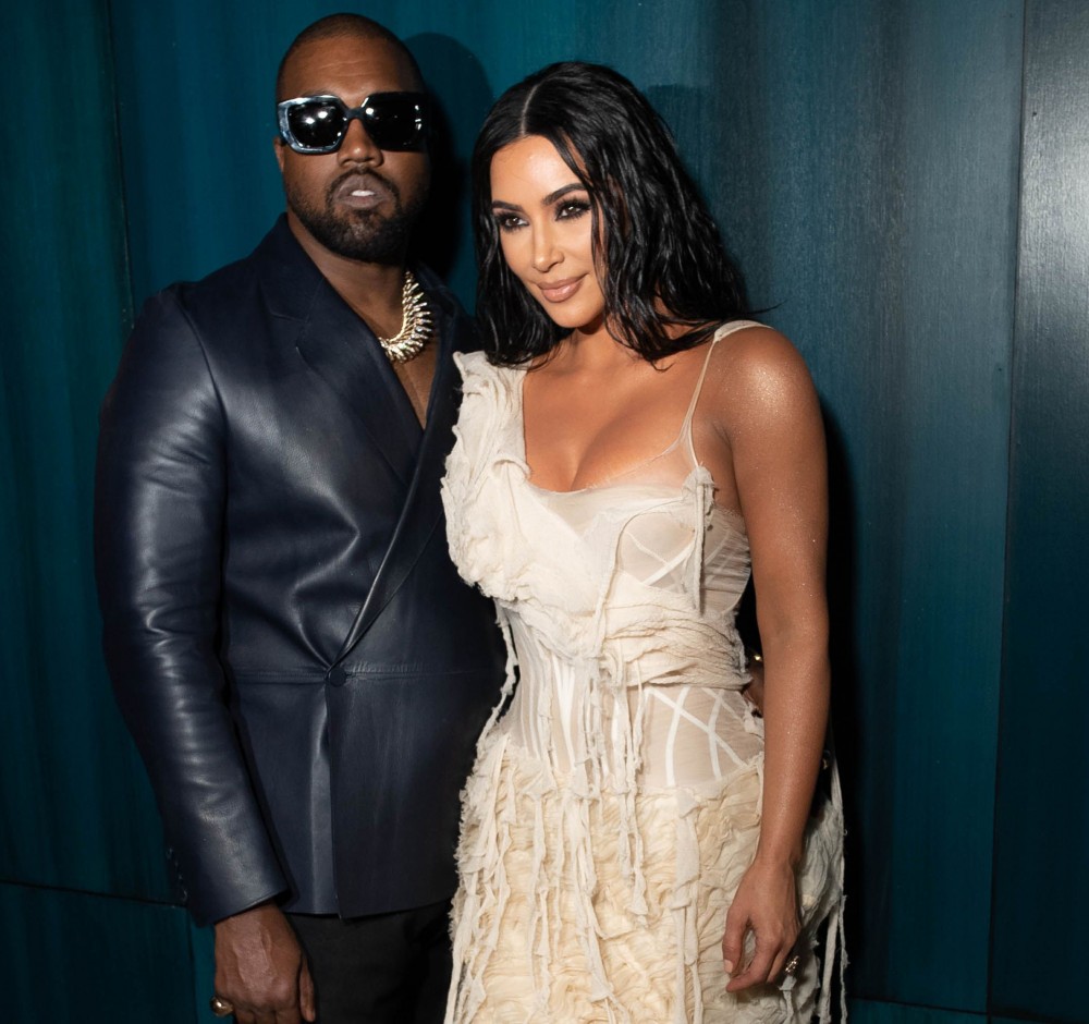 Kanye West and Kim Kardashian